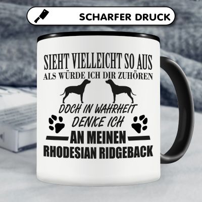 Tasse mit dem Motiv Ich denke an meinen Rhodesian Ridgeback - Ansicht 5