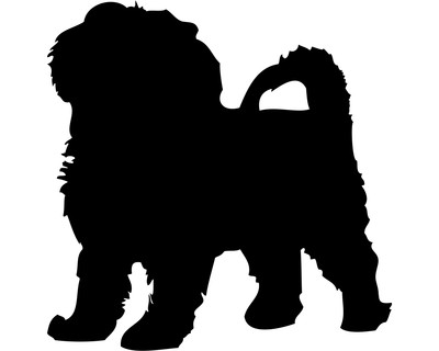 Shih-Tzu Wandtattoo