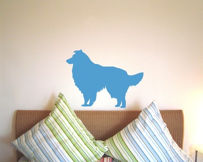 Collie Wandtattoo - Ansicht 2