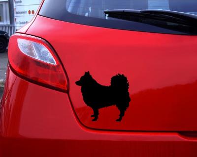 Deutscher Spitz Autoaufkleber - Ansicht 2