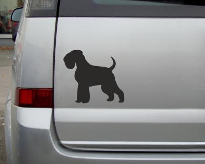 Zwergschnauzer Autoaufkleber - Ansicht 2