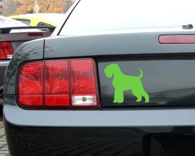 Zwergschnauzer Autoaufkleber