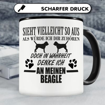 Tasse mit dem Motiv Ich denke an meinen Beagle - Ansicht 5