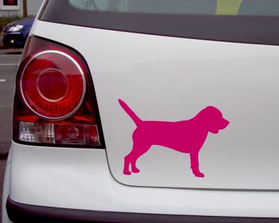 Beagle Autoaufkleber - Ansicht 2