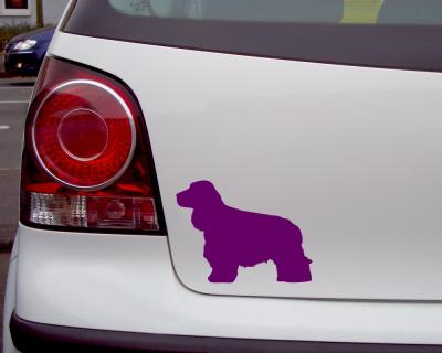 Cocker Spaniel Autoaufkleber - Ansicht 2
