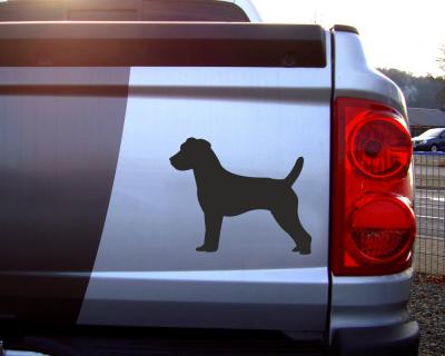 Parson Russell Terrier Autoaufkleber - Ansicht 2