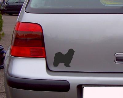 Tibet Terrier Autoaufkleber