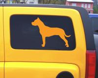 Dogo Argentino Autoaufkleber