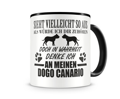 Tasse mit dem Motiv Ich denke an meinen Dogo Canario