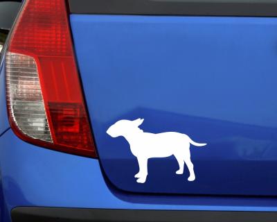Bullterrier Autoaufkleber - Ansicht 2