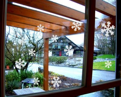 Schneeflocken Fenster Deko Set - Ansicht 2