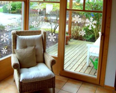 Schneeflocken Fenster Deko Set - Ansicht 3