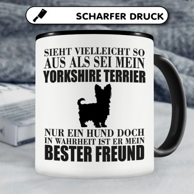 Tasse mit dem Motiv Yorkshire Terrier mein bester Freund - Ansicht 5