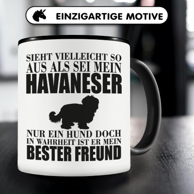 Tasse mit dem Motiv Havaneser mein bester Freund - Ansicht 3