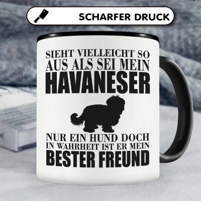 Tasse mit dem Motiv Havaneser mein bester Freund - Ansicht 5