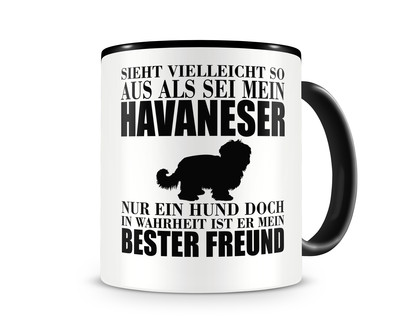 Tasse mit dem Motiv Havaneser mein bester Freund - Ansicht 1