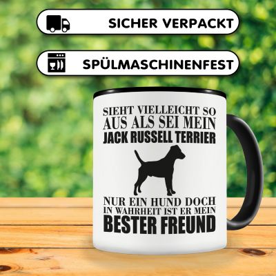 Tasse mit dem Motiv Jack Russell Terrier mein bester Freund - Ansicht 4
