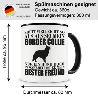Tasse mit dem Motiv Border Collie mein bester Freund - Ansicht 2