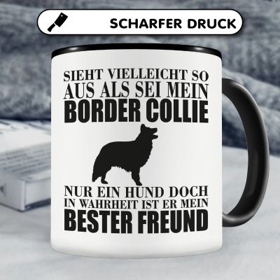 Tasse mit dem Motiv Border Collie mein bester Freund - Ansicht 5