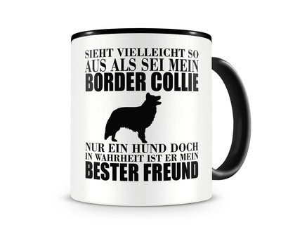 Tasse mit dem Motiv Border Collie mein bester Freund - Ansicht 1