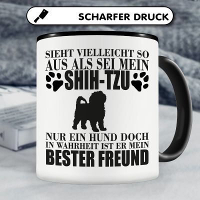 Tasse mit dem Motiv Shih-Tzu mein bester Freund - Ansicht 5