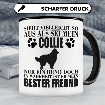 Tasse mit dem Motiv Collie mein bester Freund - Ansicht 5
