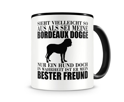 Tasse mit dem Motiv Bordeaux Dogge mein bester Freund - Ansicht 1