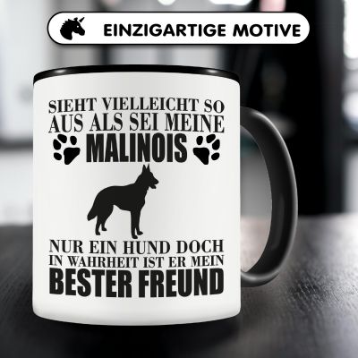 Tasse mit dem Motiv Malinois mein bester Freund - Ansicht 3
