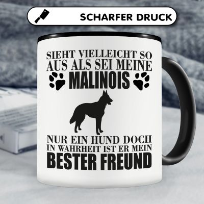Tasse mit dem Motiv Malinois mein bester Freund - Ansicht 5