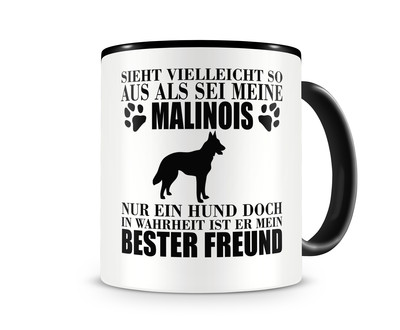 Tasse mit dem Motiv Malinois mein bester Freund - Ansicht 1
