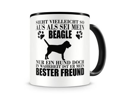 Tasse mit dem Motiv Beagle mein bester Freund