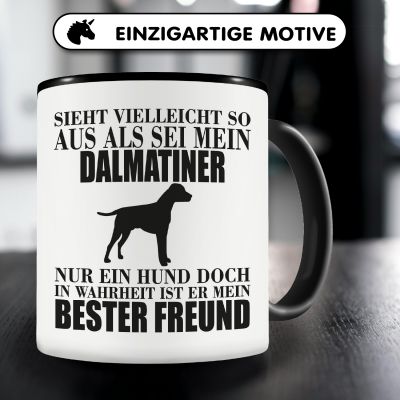 Tasse mit dem Motiv Dalmatiner mein bester Freund - Ansicht 3