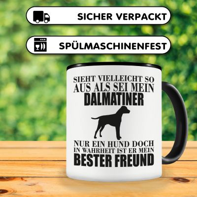 Tasse mit dem Motiv Dalmatiner mein bester Freund - Ansicht 4