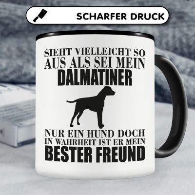 Tasse mit dem Motiv Dalmatiner mein bester Freund - Ansicht 5