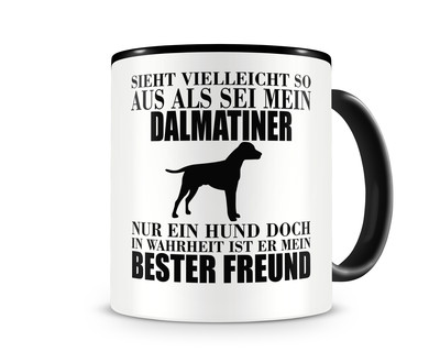 Tasse mit dem Motiv Dalmatiner mein bester Freund