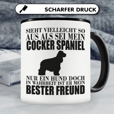Tasse mit dem Motiv Cocker Spaniel mein bester Freund - Ansicht 5