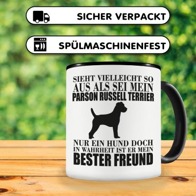 Tasse mit dem Motiv Parson Russell Terrier mein bester Freund - Ansicht 4