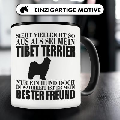 Tasse mit dem Motiv Tibet Terrier mein bester Freund - Ansicht 3