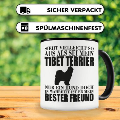 Tasse mit dem Motiv Tibet Terrier mein bester Freund - Ansicht 4