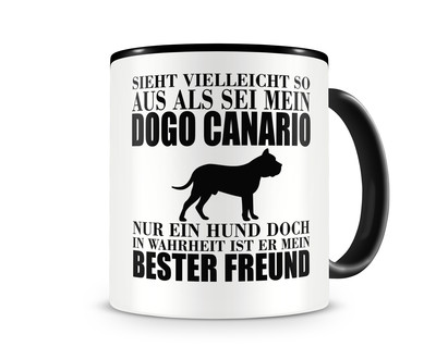 Tasse mit dem Motiv Dogo Canario mein bester Freund - Ansicht 1