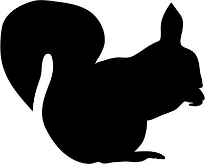 Eichhrnchen als Aufkleber - Ansicht 1