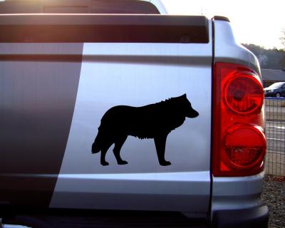 Wolf als Aufkleber - Ansicht 2