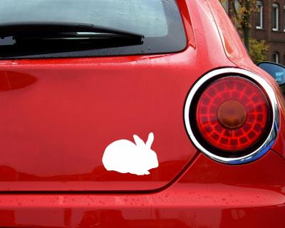 Hase als Aufkleber - Ansicht 2