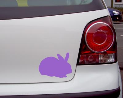 Hase als Aufkleber