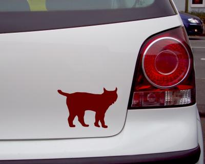 Luchs als Aufkleber