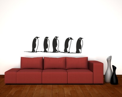 Pinguine Wandtattoo - Ansicht 2