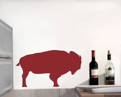 Bison Wandtattoo