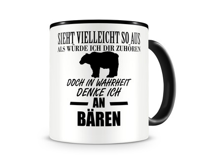 Tasse mit dem Motiv Ich denke an B�ren