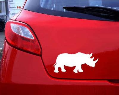 Nashorn als Aufkleber - Ansicht 3