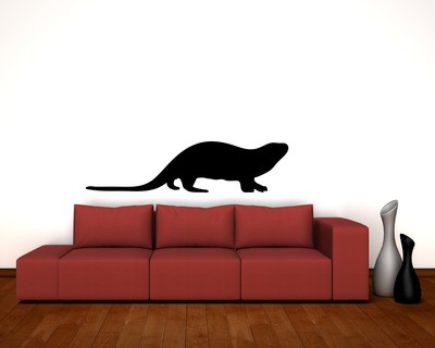 Otter Wandtattoo